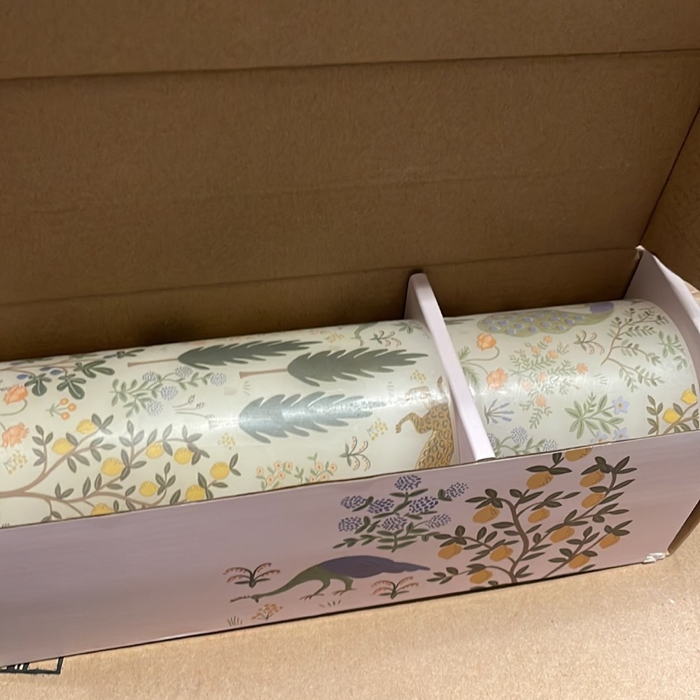 Open Box Rifle Paper Co. Menagerie Pillar Candle (Set of 2) - Picture 7 of 7